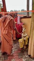 HH Swamiji's visit to Shri Mathada Vinayaka Devasthan, Salemane, Neerkanta, Shirali (16 Feb 2025)